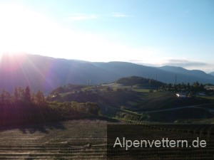 In der Unterkunft in Völlan genießen wir einen unwiderstehlichen Ausblick