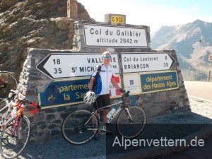 Überglücklich am Galibier angekommen